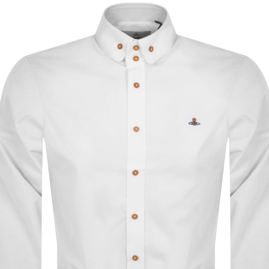 Image number 2 for Vivienne Westwood Krall Long Sleeved Shirt White