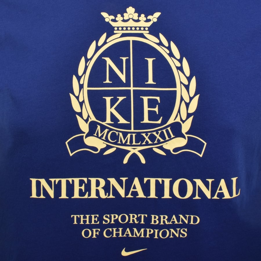 Image number 3 for Nike Logo T Shirt Blue
