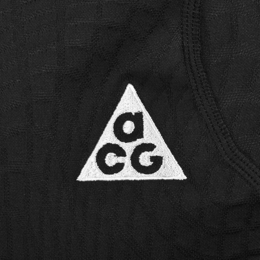 Image number 3 for Nike ACG Wolf Grid Half Zip Top Black