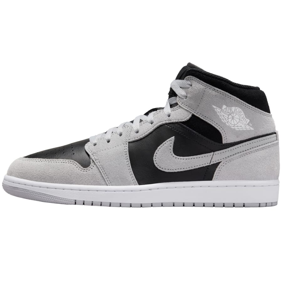 Image number 1 for Nike Air Jordan 1 Mid Trainers Grey
