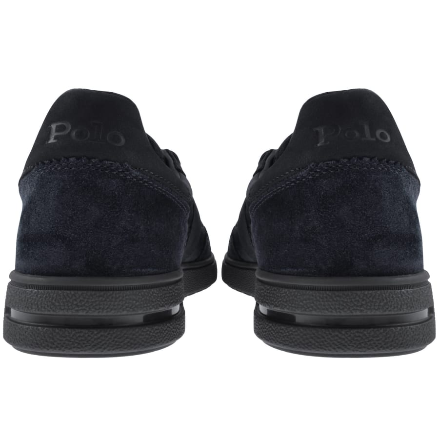 Image number 2 for Ralph Lauren Bedford Trainers Navy