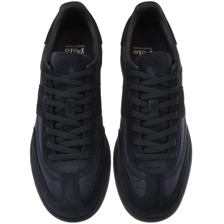 Image number 3 for Ralph Lauren Bedford Trainers Navy