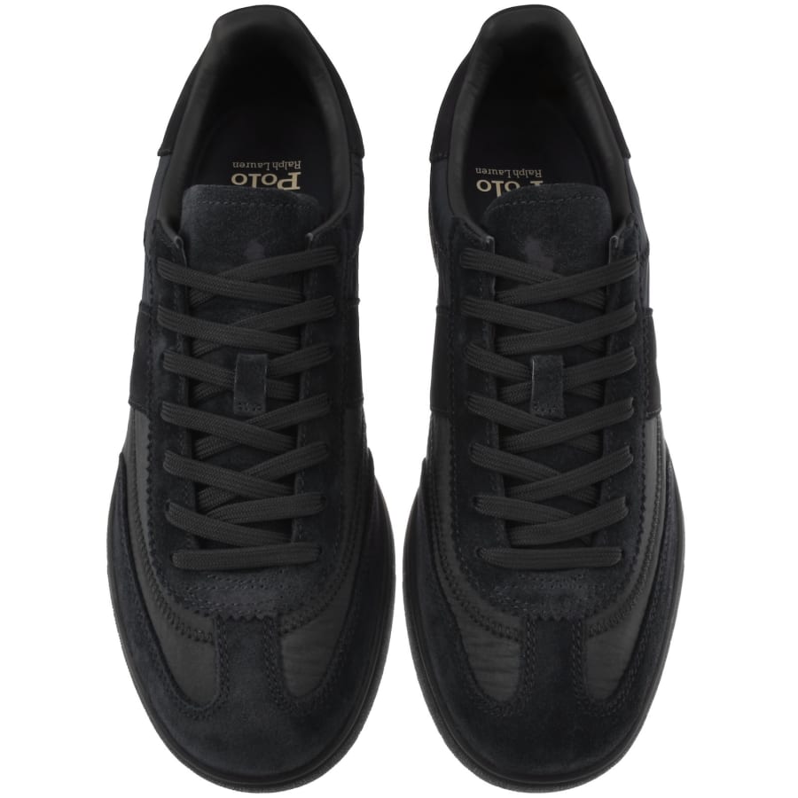Image number 3 for Ralph Lauren Bedford Trainers Black