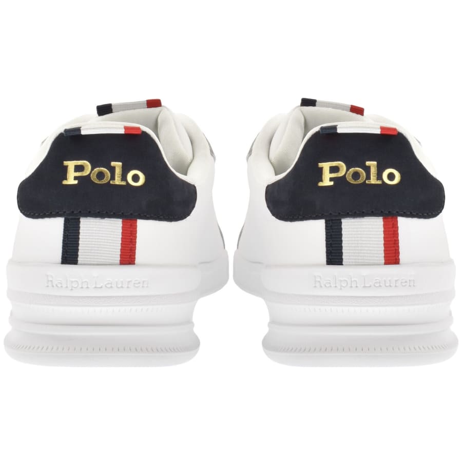 Image number 2 for Ralph Lauren Heritage Court II Trainers White