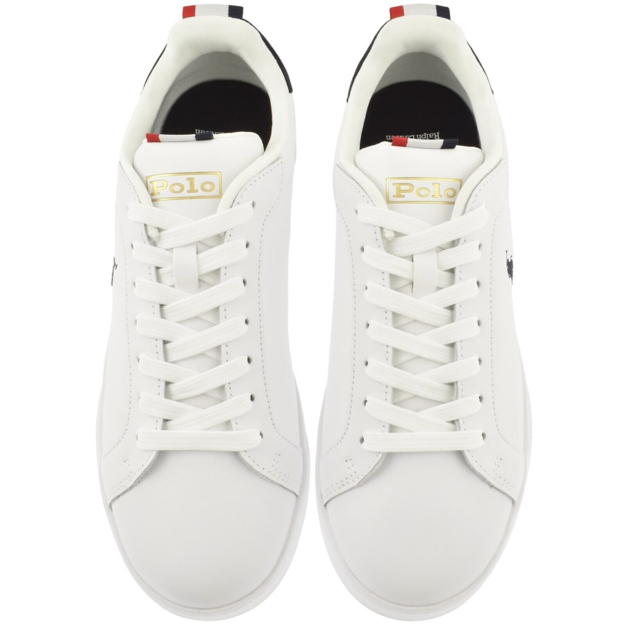 Image number 3 for Ralph Lauren Heritage Court II Trainers White