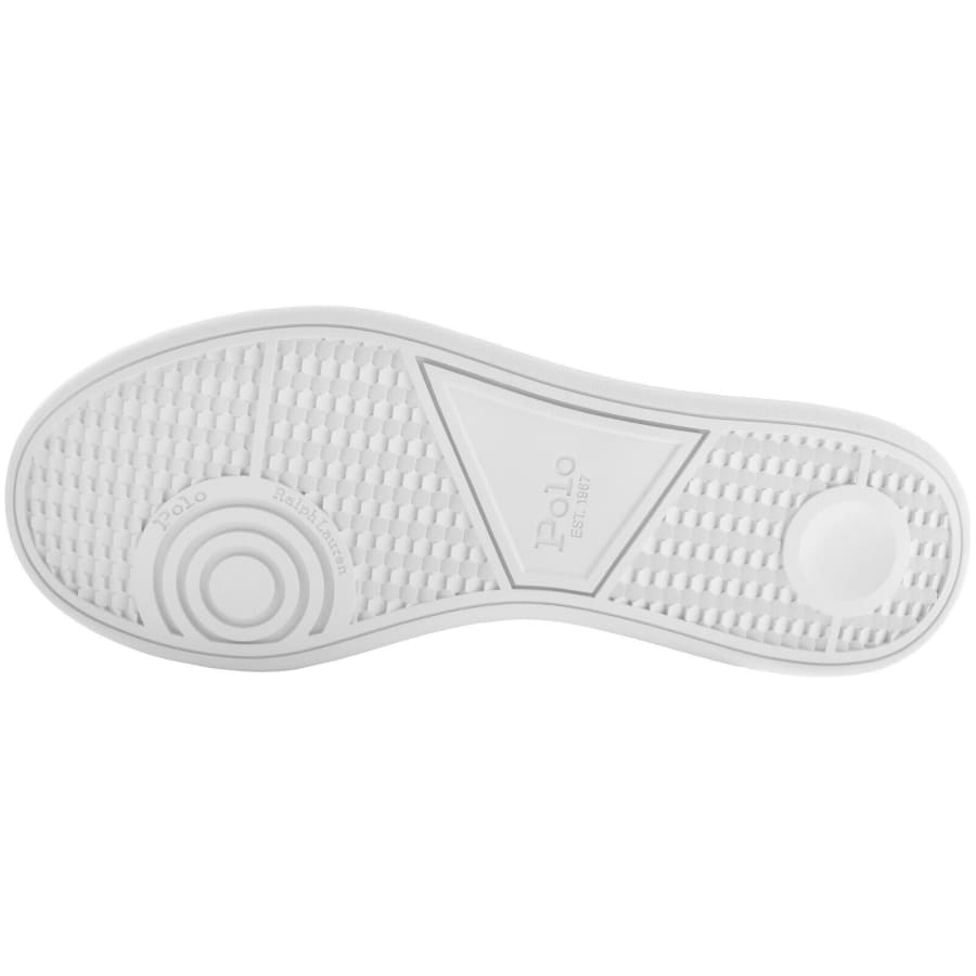 Image number 5 for Ralph Lauren Heritage Court II Trainers White