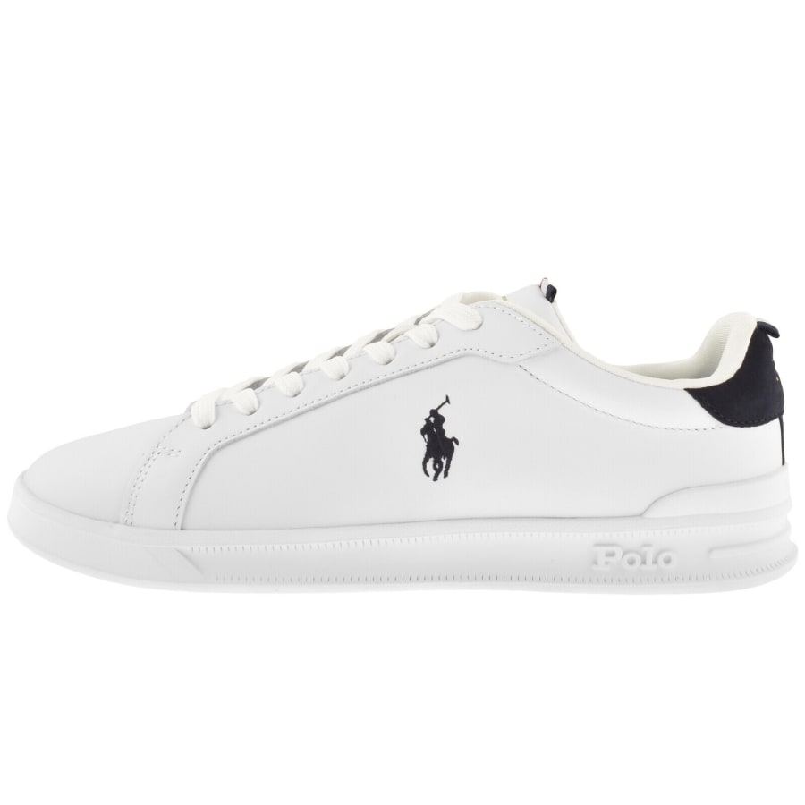 Image number 1 for Ralph Lauren Heritage Court II Trainers White