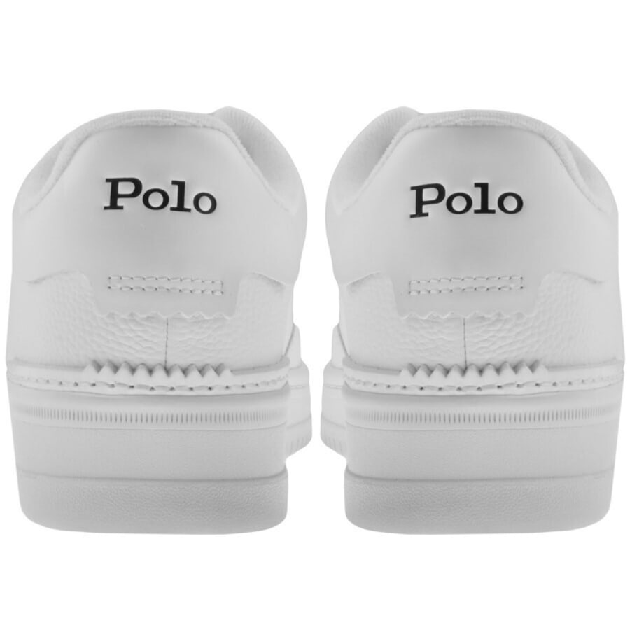 Image number 2 for Ralph Lauren Masters Trainers White
