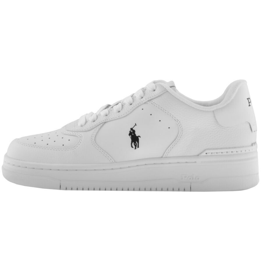 Image number 1 for Ralph Lauren Masters Trainers White
