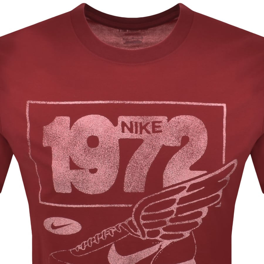 Image number 2 for Nike Dri Fit DNA Running T Shirt Red