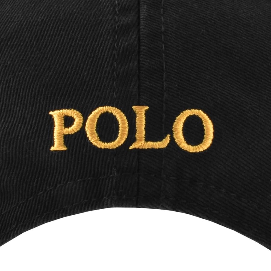 Image number 3 for Ralph Lauren Classic Sport Baseball Cap Black