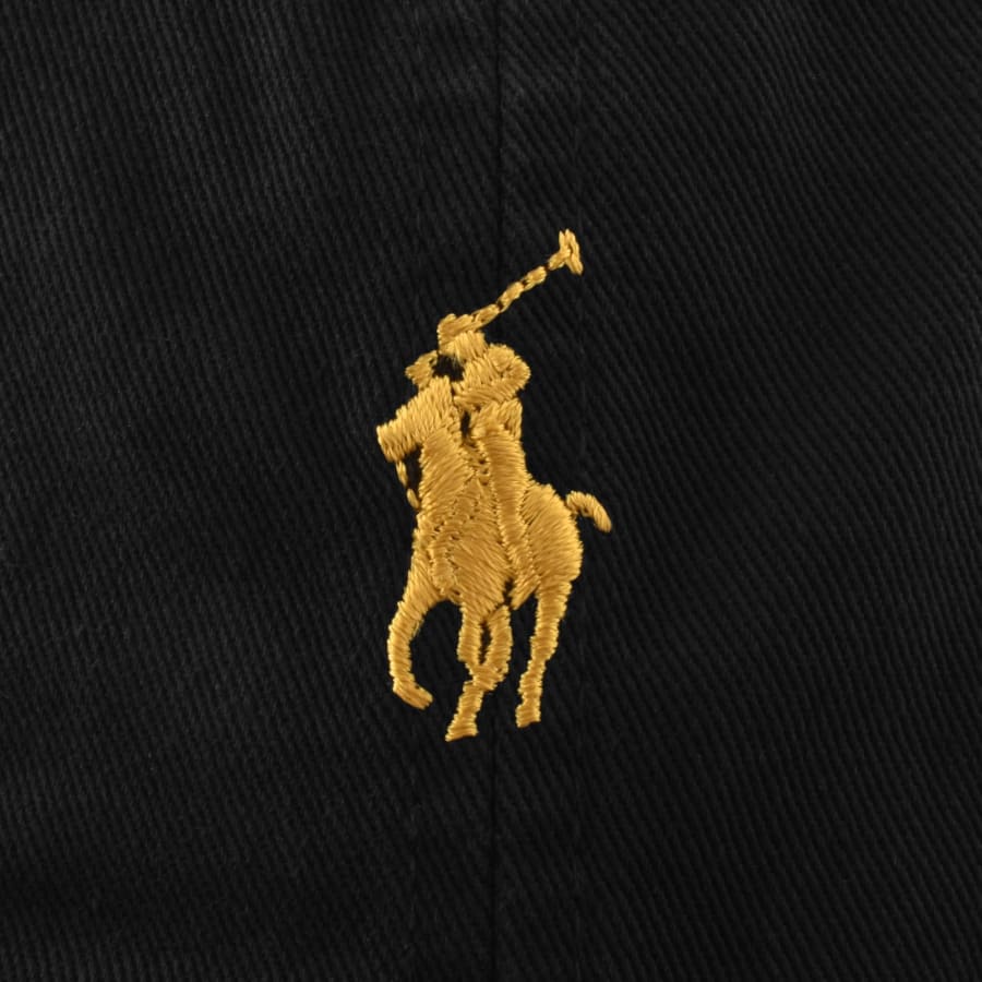 Image number 5 for Ralph Lauren Classic Sport Baseball Cap Black