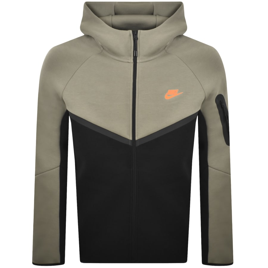 Image number 1 for Nike Tech Fleece Windrunner Hoodie Green