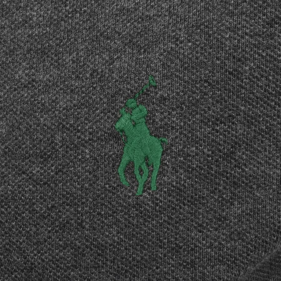Image number 3 for Ralph Lauren Custom Slim Fit Polo T Shirt Grey