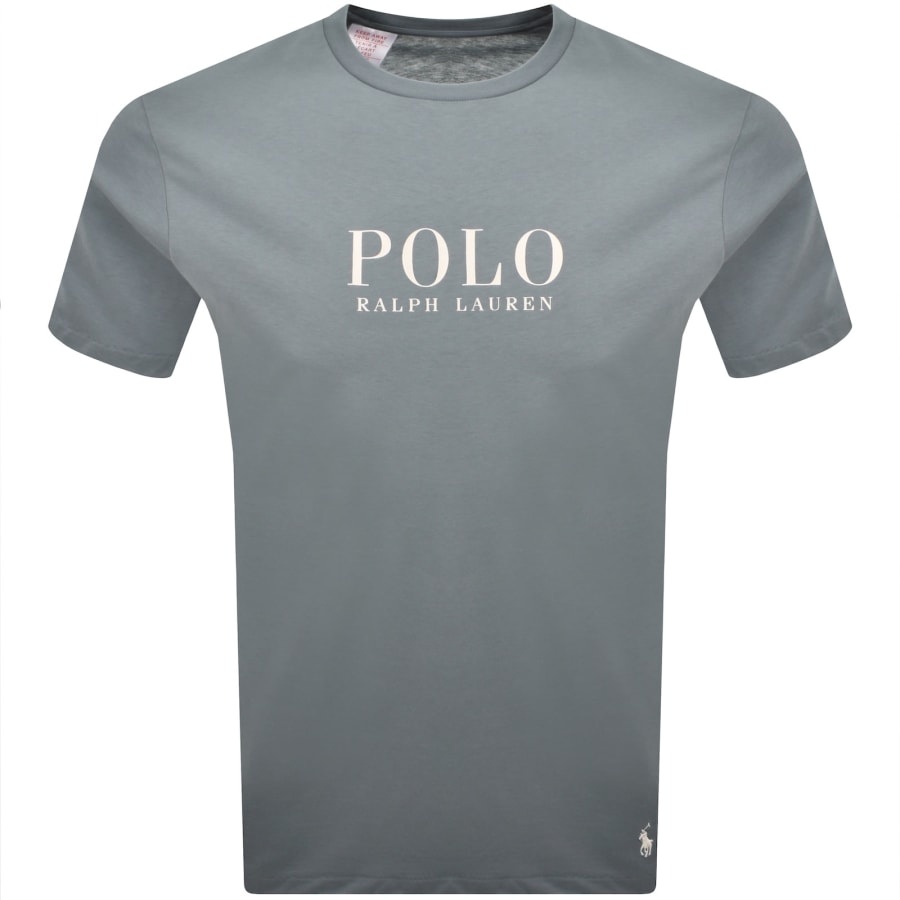 Image number 1 for Ralph Lauren Logo Crew Neck T Shirt Blue