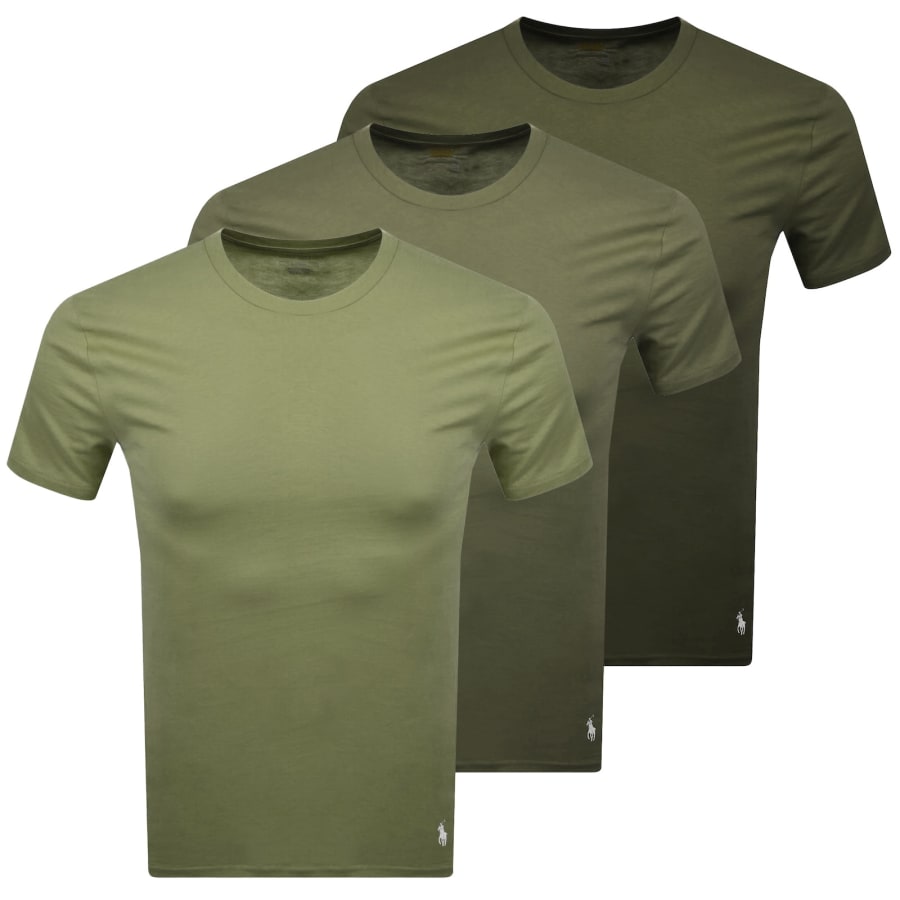 Image number 1 for Ralph Lauren 3 Pack T Shirts Green