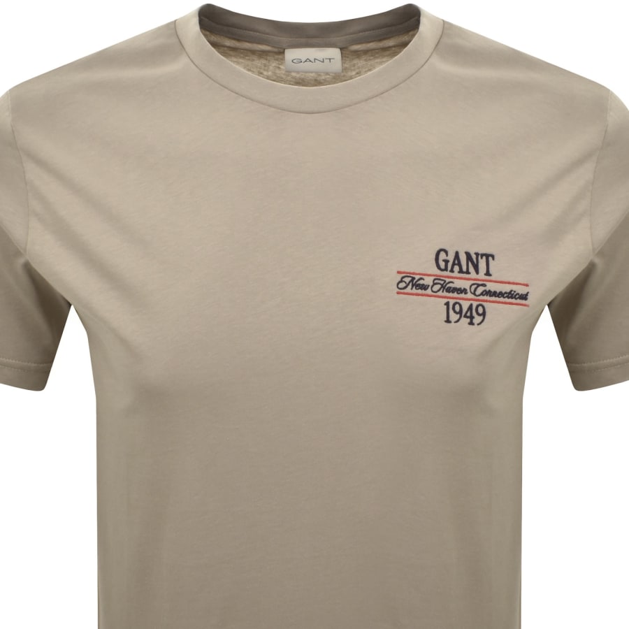 Image number 2 for Gant Original Graphic T Shirt Blue