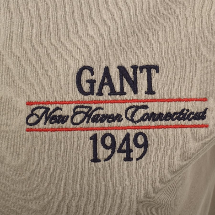 Image number 3 for Gant Original Graphic T Shirt Blue
