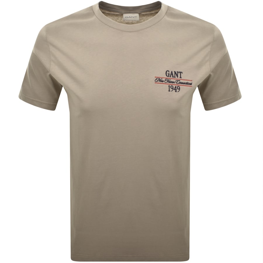 Image number 1 for Gant Original Graphic T Shirt Blue
