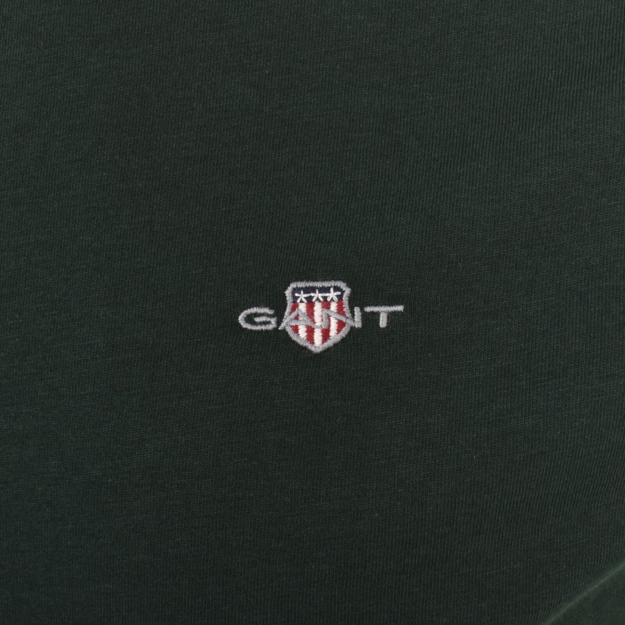 Image number 3 for Gant Regular Shield T Shirt Green