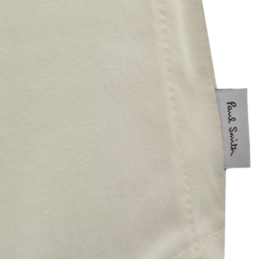 Image number 3 for Paul Smith Tipped Polo T Shirt Cream