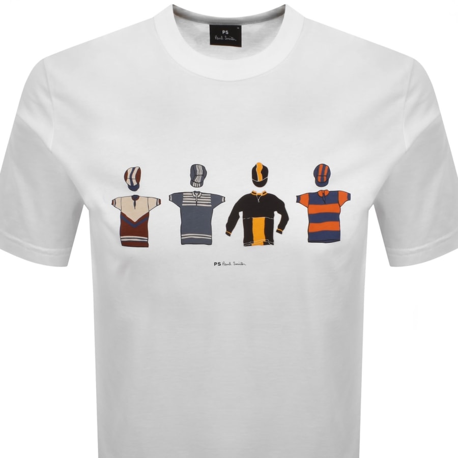 Image number 2 for Paul Smith Cycle Jerseys T Shirt White