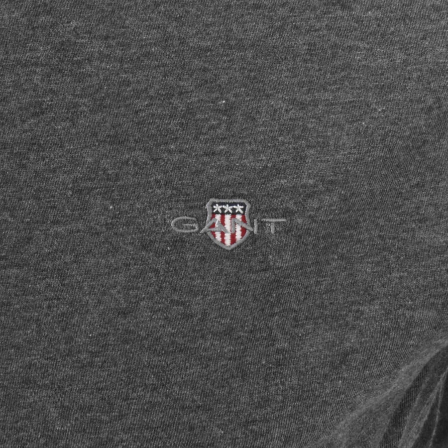 Image number 3 for Gant Regular Shield T Shirt Grey