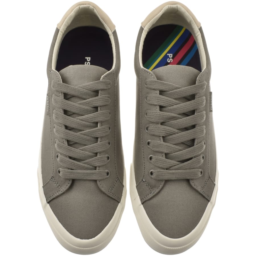 Image number 3 for Paul Smith Amos Trainers Grey