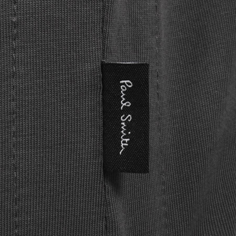 Image number 4 for Paul Smith Tipped Polo T Shirt Grey