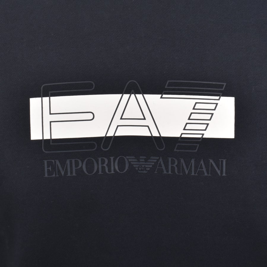 Image number 3 for EA7 Emporio Armani Logo Sweatshirt Navy