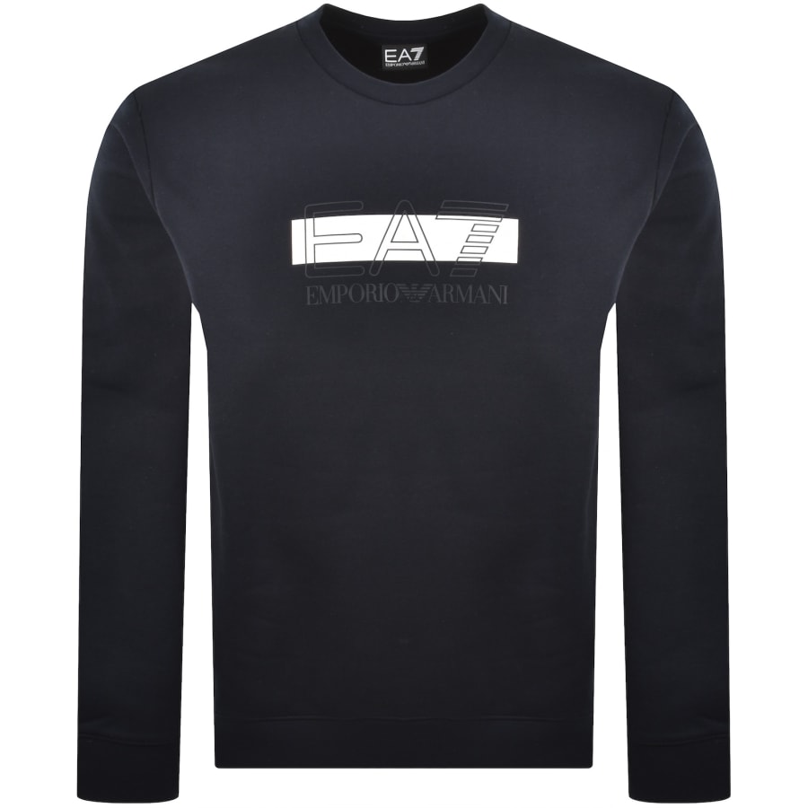 Image number 1 for EA7 Emporio Armani Logo Sweatshirt Navy