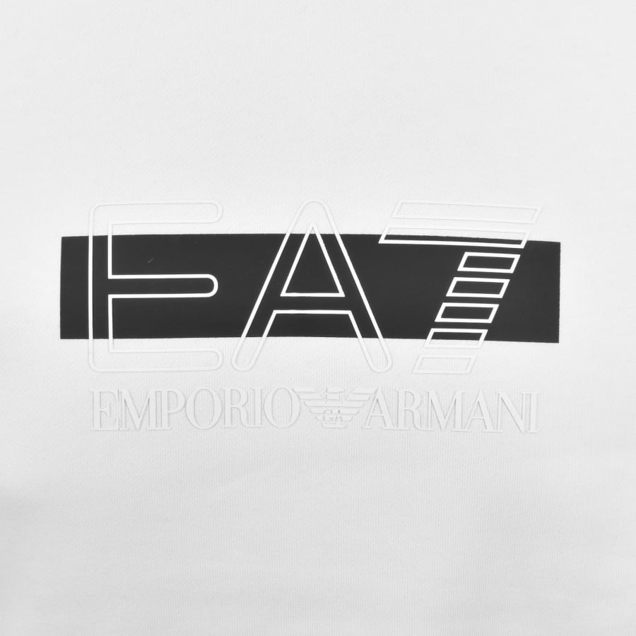 Image number 3 for EA7 Emporio Armani Logo Sweatshirt White