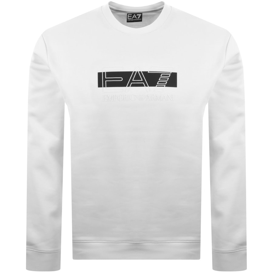 Image number 1 for EA7 Emporio Armani Logo Sweatshirt White