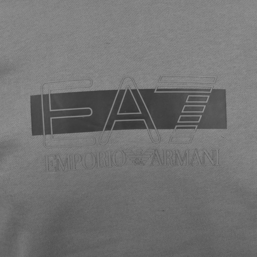 Image number 3 for EA7 Emporio Armani Logo Sweatshirt Grey