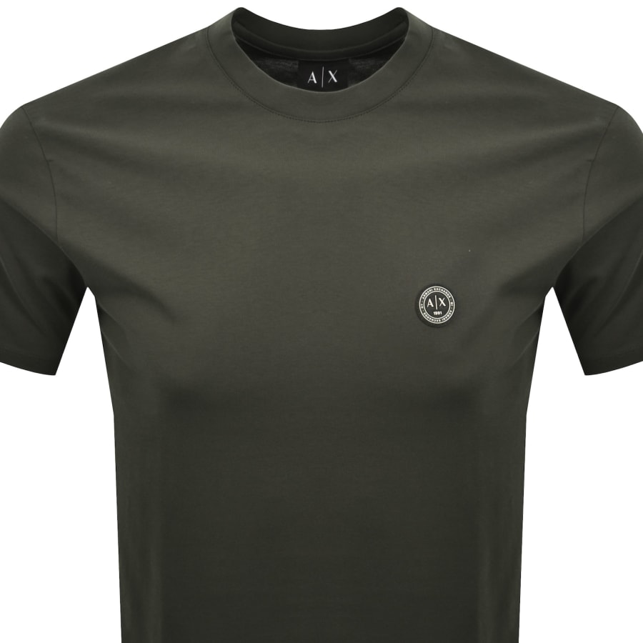 Image number 2 for Armani Exchange Regular Fit T Shirt Falcon Grey