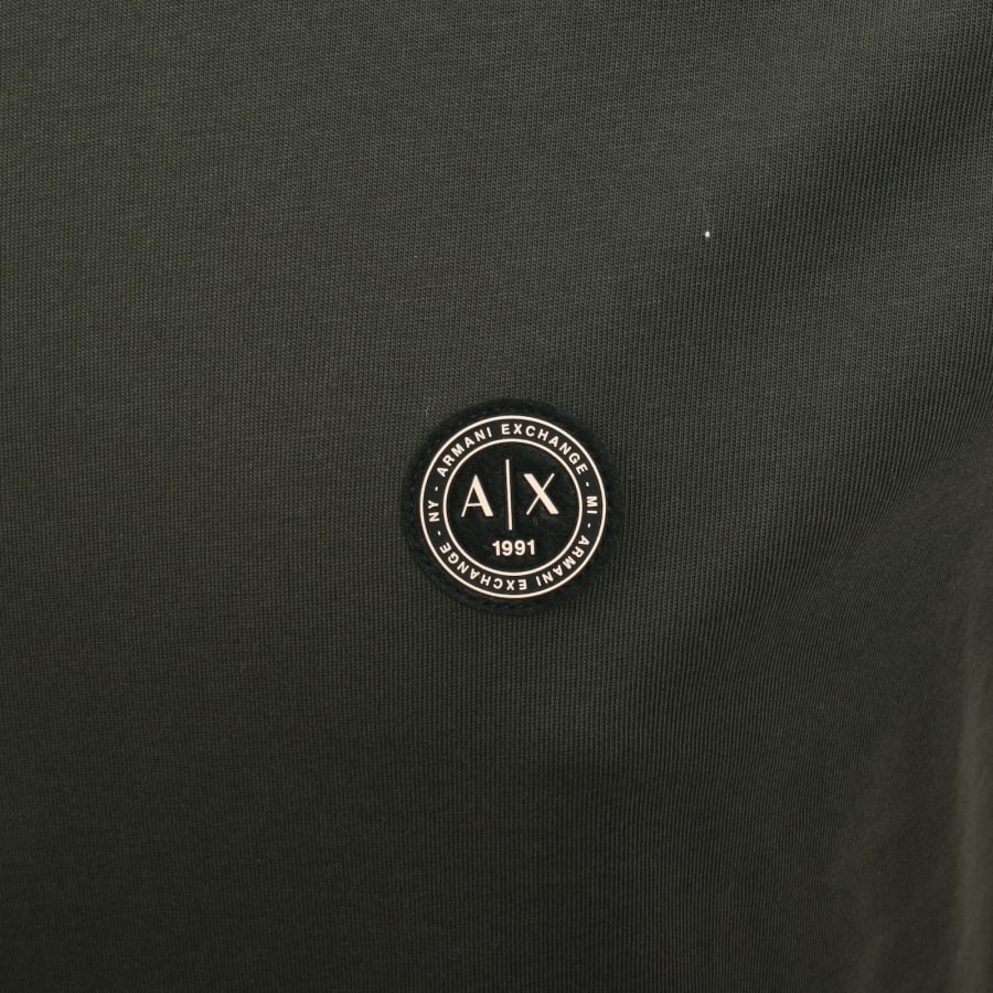 Image number 3 for Armani Exchange Regular Fit T Shirt Falcon Grey