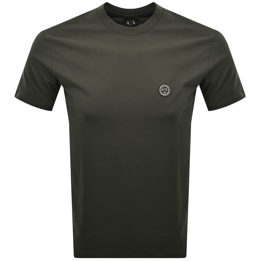 Image number 1 for Armani Exchange Regular Fit T Shirt Falcon Grey