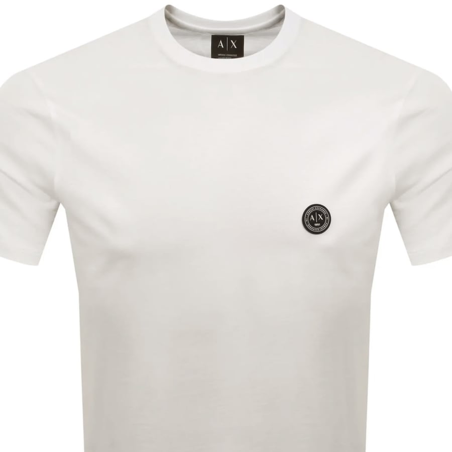 Image number 2 for Armani Exchange Regular Fit T Shirt Off White