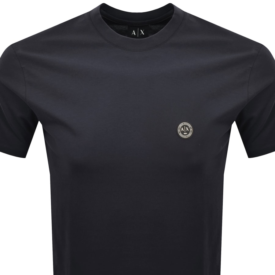 Image number 2 for Armani Exchange Regular Fit T Shirt Navy