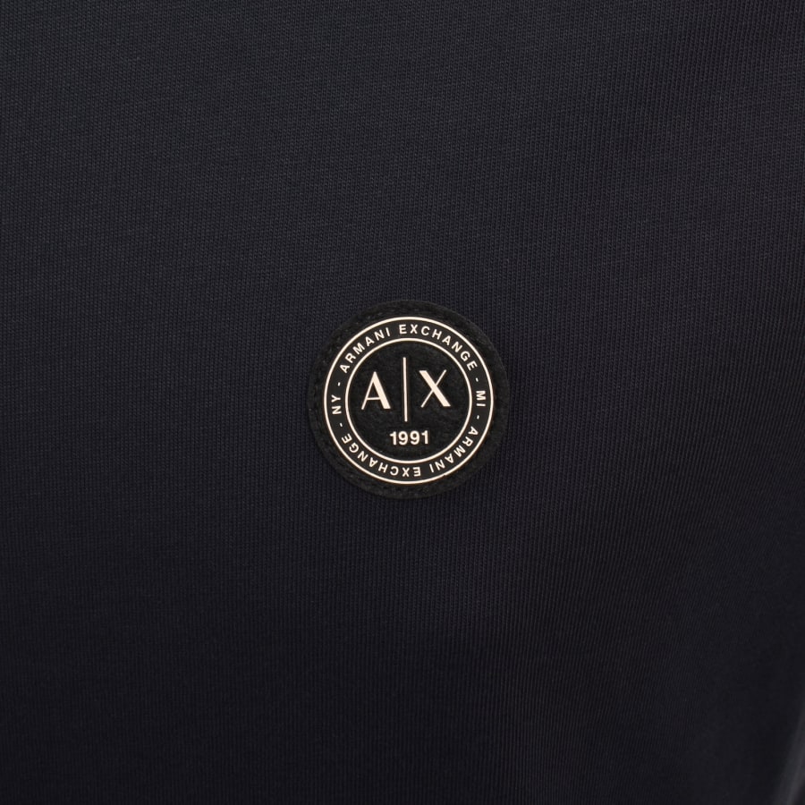 Image number 3 for Armani Exchange Regular Fit T Shirt Navy
