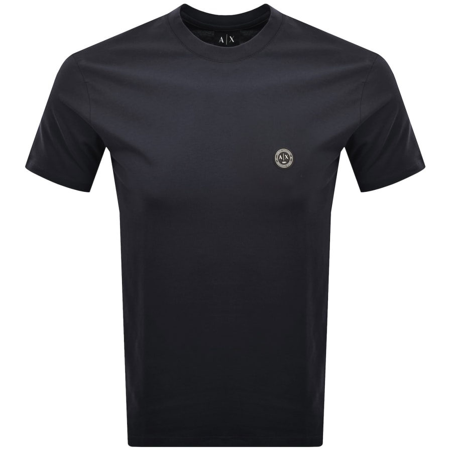 Image number 1 for Armani Exchange Regular Fit T Shirt Navy