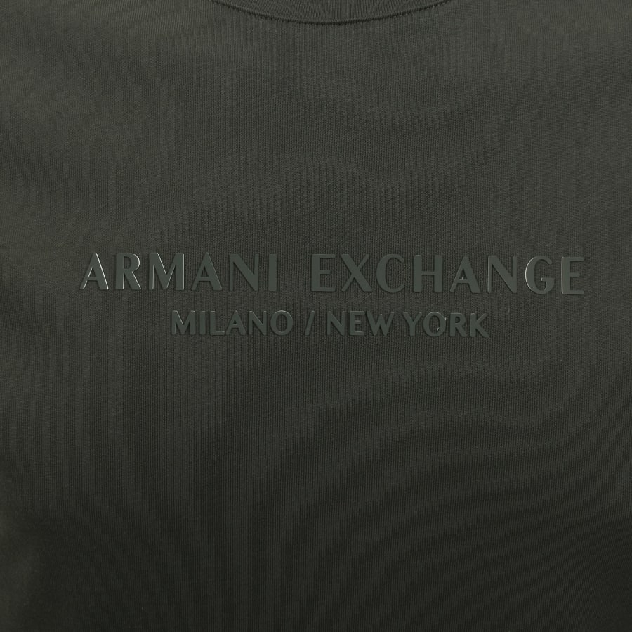 Image number 3 for Armani Exchange Regular Fit Logo T Shirt Grey