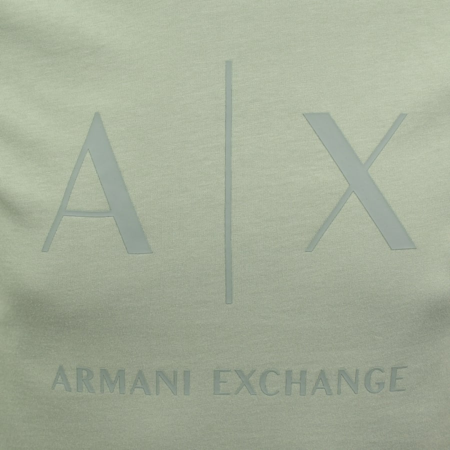 Image number 3 for Armani Exchange Slim Fit Crew Neck T Shirt Green