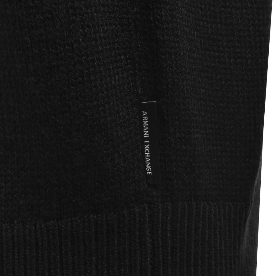 Image number 3 for Armani Exchange Knit Jumper Black