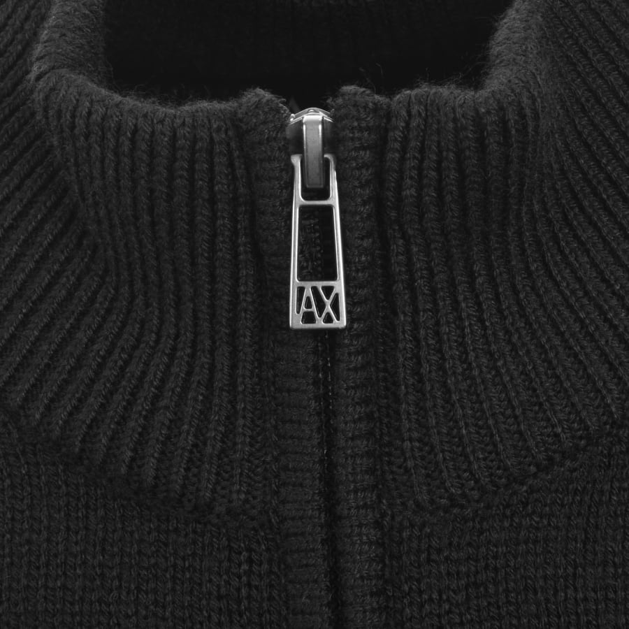 Image number 4 for Armani Exchange Knit Jumper Black