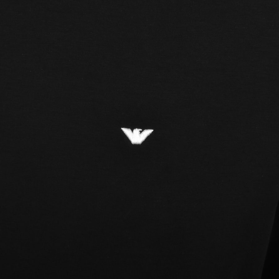 Image number 3 for Emporio Armani Logo Hoodie Black