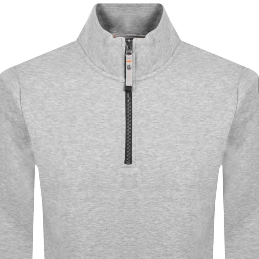 Image number 3 for Parajumpers Broad Peak Zip Sweatshirt Grey