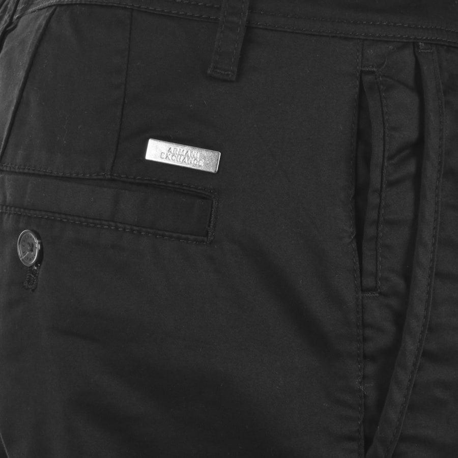 Image number 3 for Armani Exchange 1162 Slim Fit Trousers Black