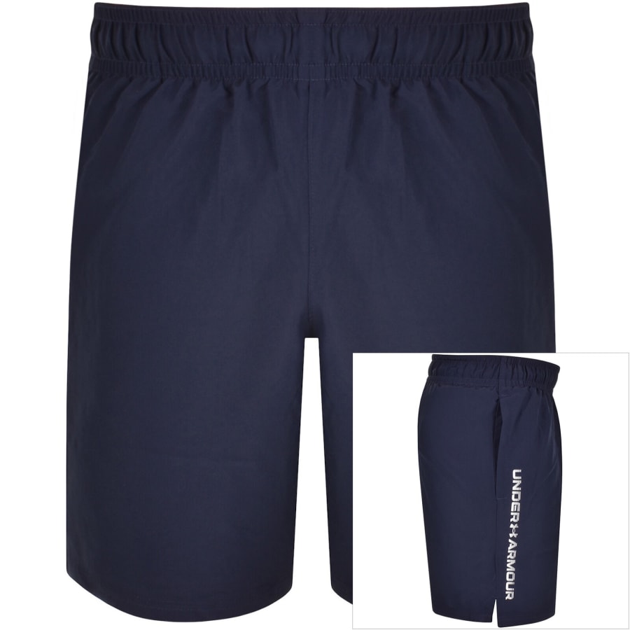 Image number 1 for Under Armour Logo Shorts Navy