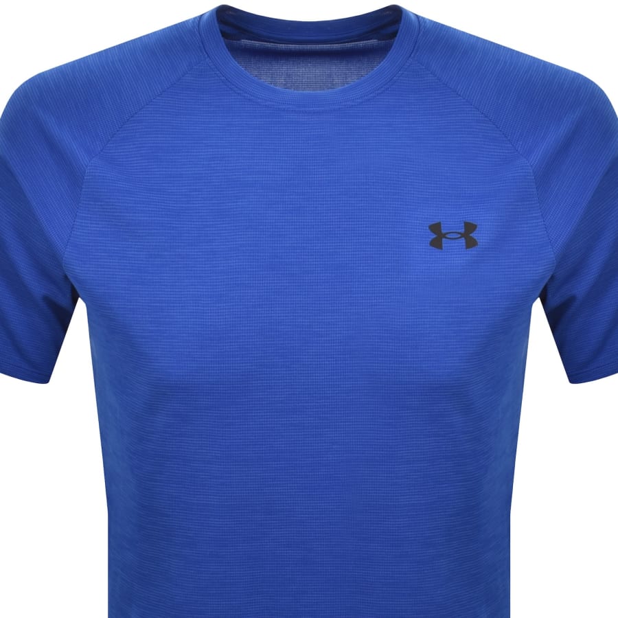 Image number 2 for Under Armour Tech Textured T Shirt Blue